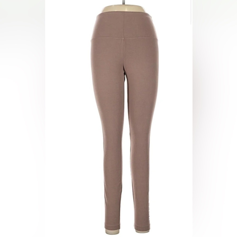 Victoria's Secret High Rise Pocket Leggings Taupe Mauve Medium Short RN54867